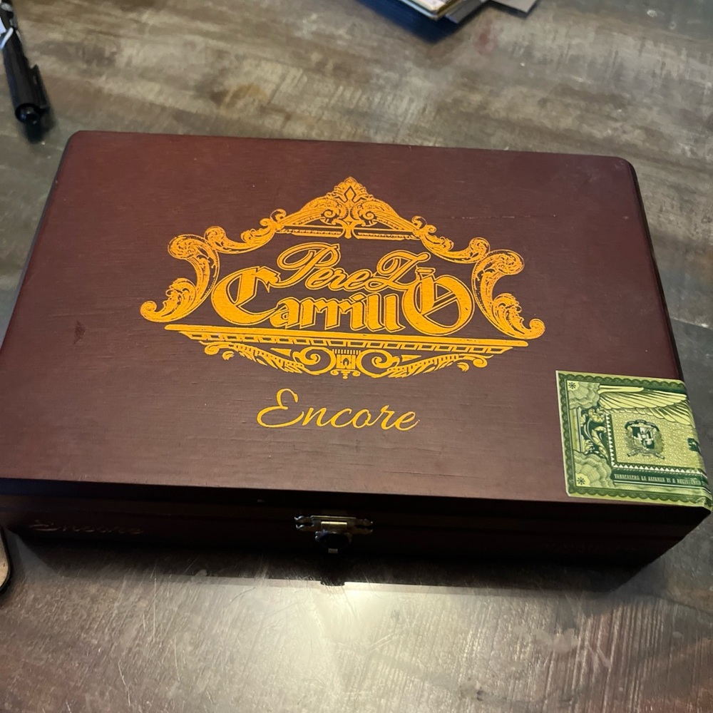 Perdomo Cigar‎ Box with Gold Detailing